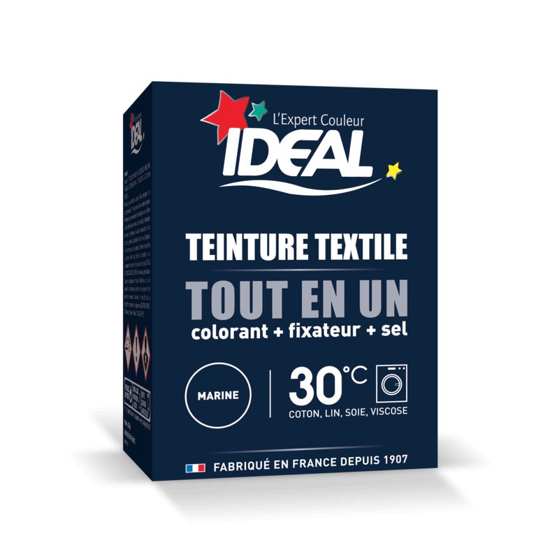Ideal Teinture Textile Marine : La Boite De 230G