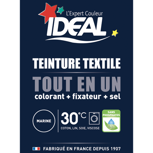 [3045206157070] IDEAL Tinta têxtil Tudo em Um marinho 230 g