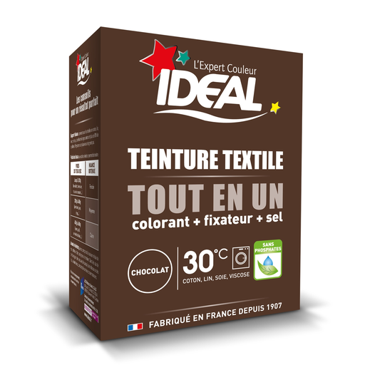 [3045206157100] IDEAL Teinture textile tout en 1 mini chocolat 230 g