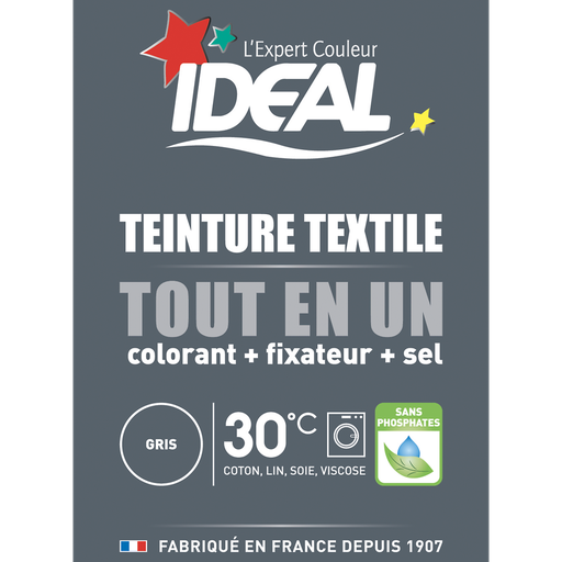 [3045206157698] IDEAL All-in-1 Textile Dye Mini Grey 230g