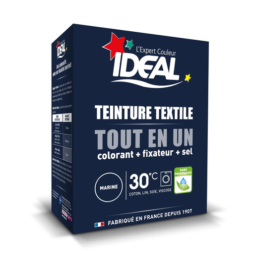 [3045206158077] IDEAL Teinture pour textile marine Tout en Un 350 g