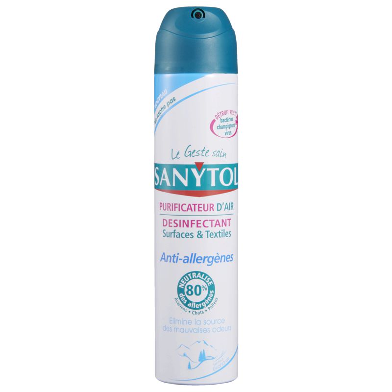 Sanytol Purificateur Anti-Allergènes : L'Aérosol De 300Ml