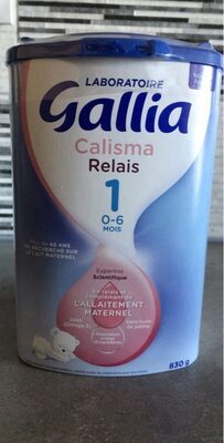 Gallia Calisma Relais 1 Lait bébé 1er âge de 0 à 6 mois : la boite de 830g