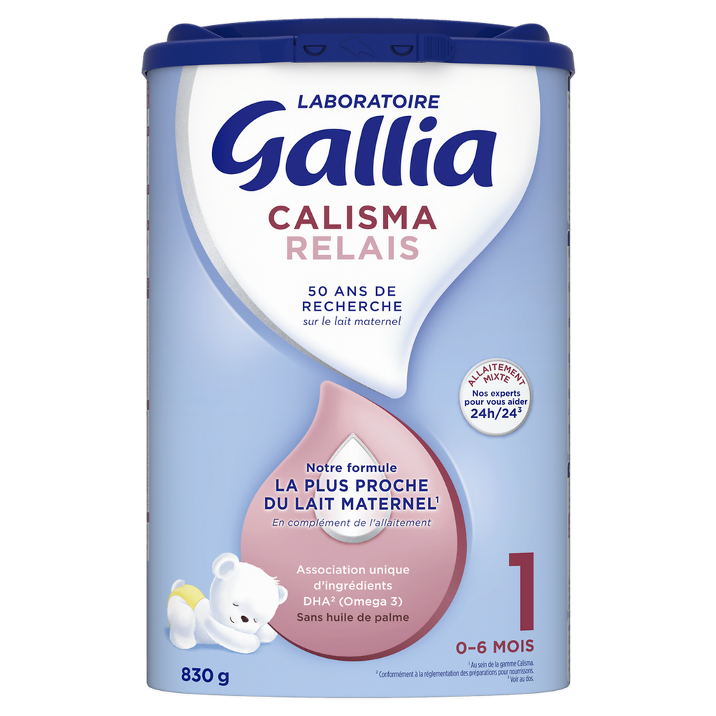 Gallia Calisma Relais 1 Milk 1st Age From 0 To 6 Months 830G