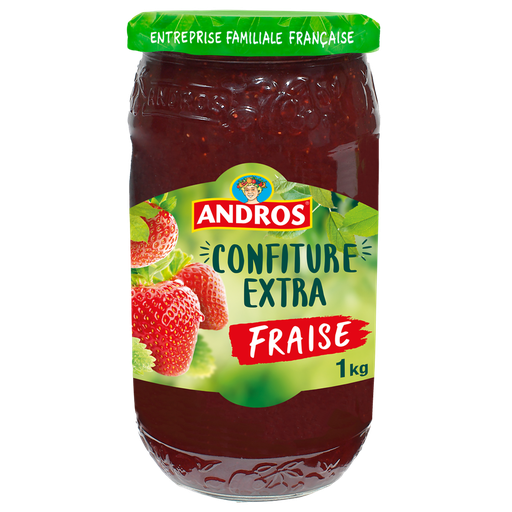 [3045320000481] ANDROS Confiture extra fraises 1 kg