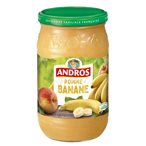 [3045320083439] ANDROS Apple and Banana Fruit Dessert 750 g