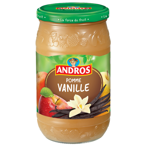 [3045320083453] ANDROS Apple and Vanilla Fruit Dessert 750 g