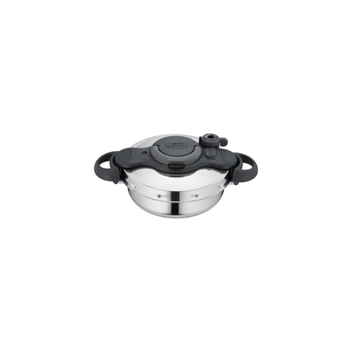 [3045380014411] SEB Stainless Steel Pressure Cooker Clipsominut' Duo Gourmet 5 L