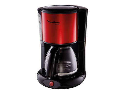 [3045386369614] MOULINEX Cafetera de filtro Subito Roja 1000W