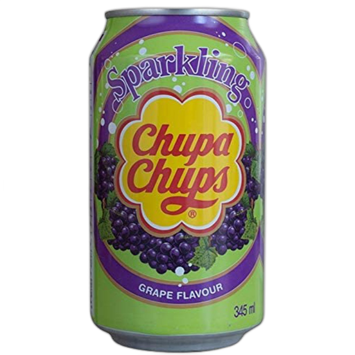 [8801069402475] CHUPA CHUPS Sparkling drink grape flavor 345 ml
