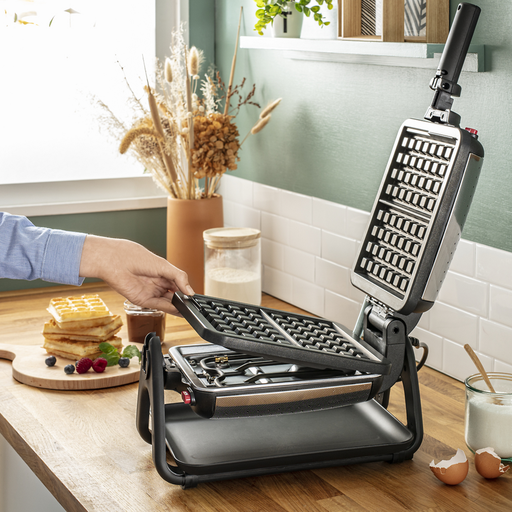 [3045386376209] TEFAL Máquina de Waffles King Size WM756D12 1200W