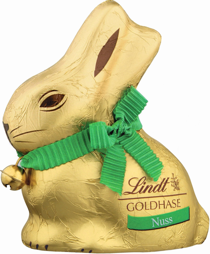[4000539669804] LINDT Gold Bunny milk chocolate and hazelnut hollow figure 100 g