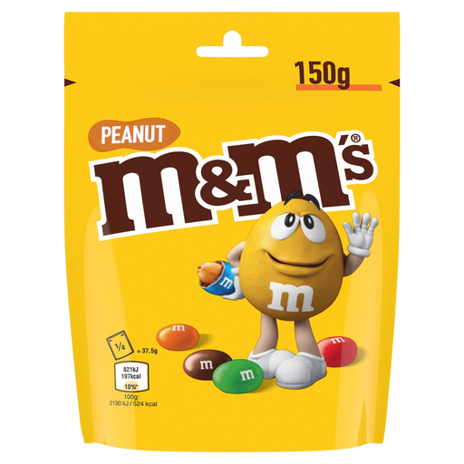 [5000159454346] M&M'S Peanut bombons de chocolate com amendoim 150 g