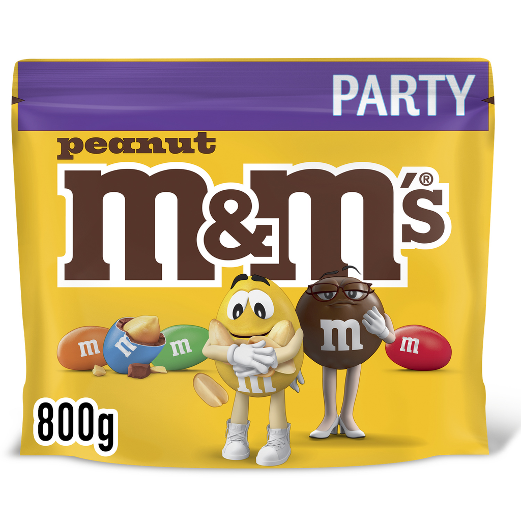 M&M'S Rebuçados de chocolate com amendoim 800 g