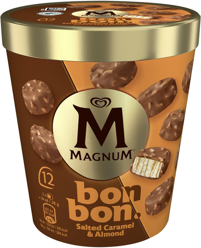 [8711327640306] MAGNUM Gelado Caramelo Salgado e Amêndoa 168g