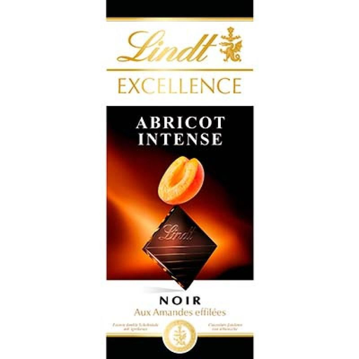 [3046920010405] LINDT Excellence Chocolate Negro Alperce Amêndoas 100 g