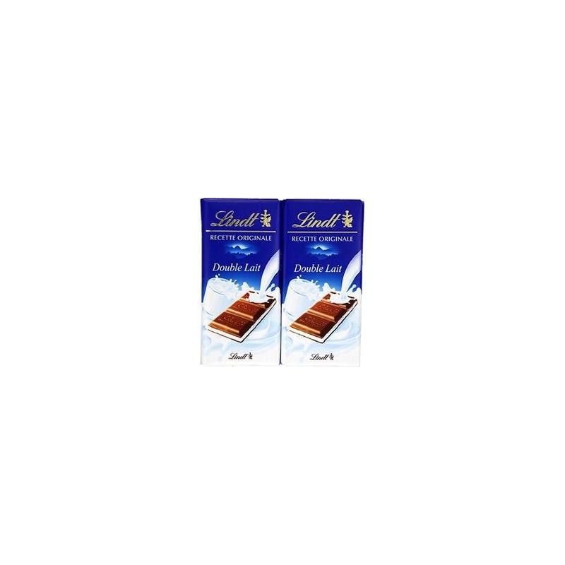 LINDT Double Lait Tablette 200 g