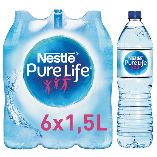 [3700123300021] NESTLE Pure Life Still Spring Water 6 x 1.5 L