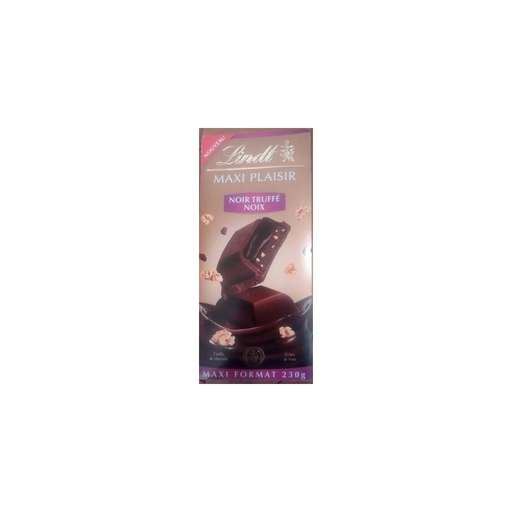 [3046920022064] LINDT Tablete de Chocolate Maxi Plaisir Negro/Trufa/Nozes 230 g