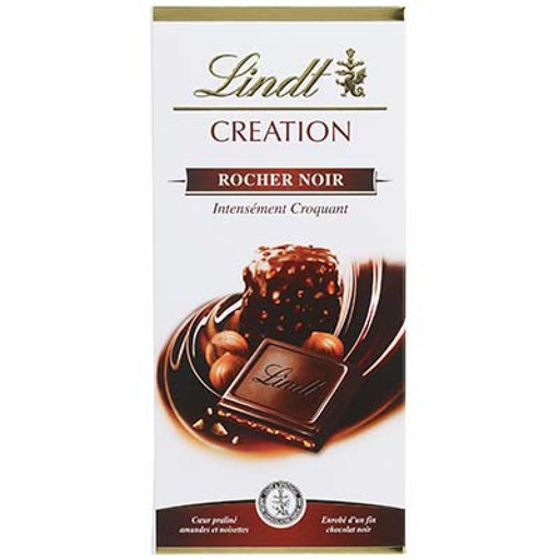 [3046920045759] LINDT Chocolate Bar Creation Noir Praliné Rocher 150 g
