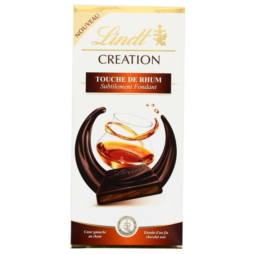 [3046920046473] LINDT Création Chocolate Touche De Rhum 150 g