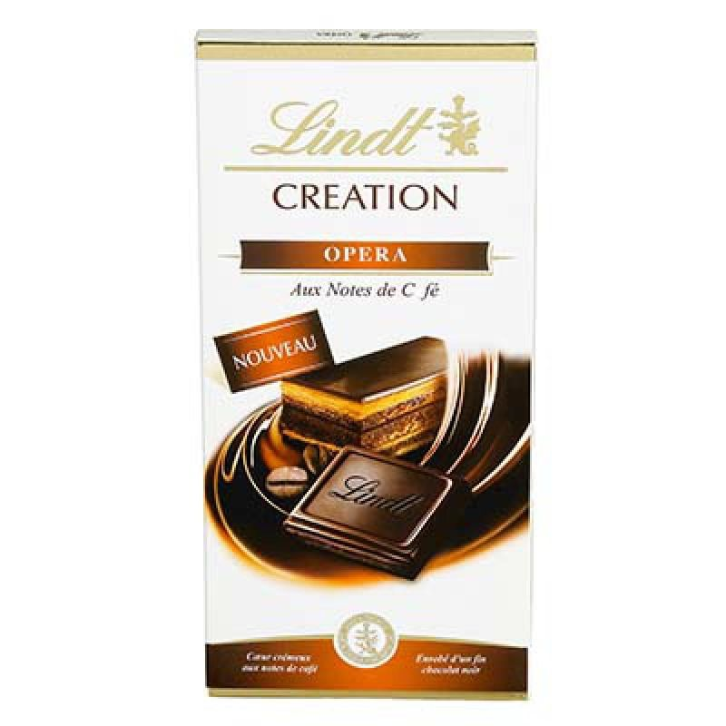 LINDT Chocolate Bar Creation Noir Opera 150 g