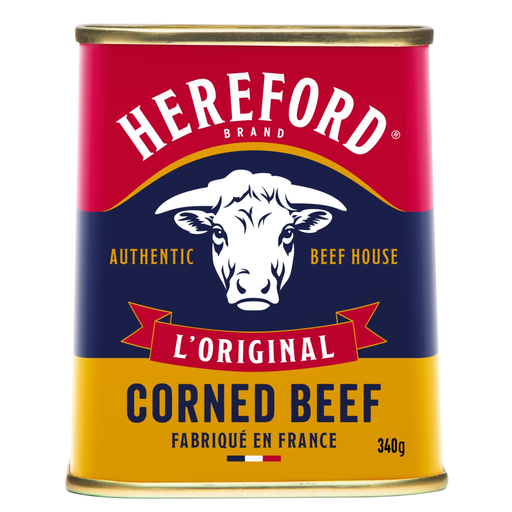 [3047360801080] HEREFORD Corned beef carne de vacuno seleccionada 340 g