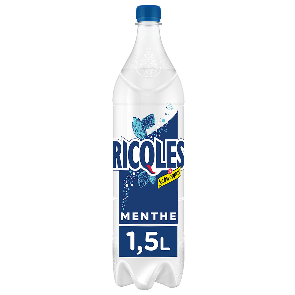 RICQLES Soda saveur Menthe 1.5 L