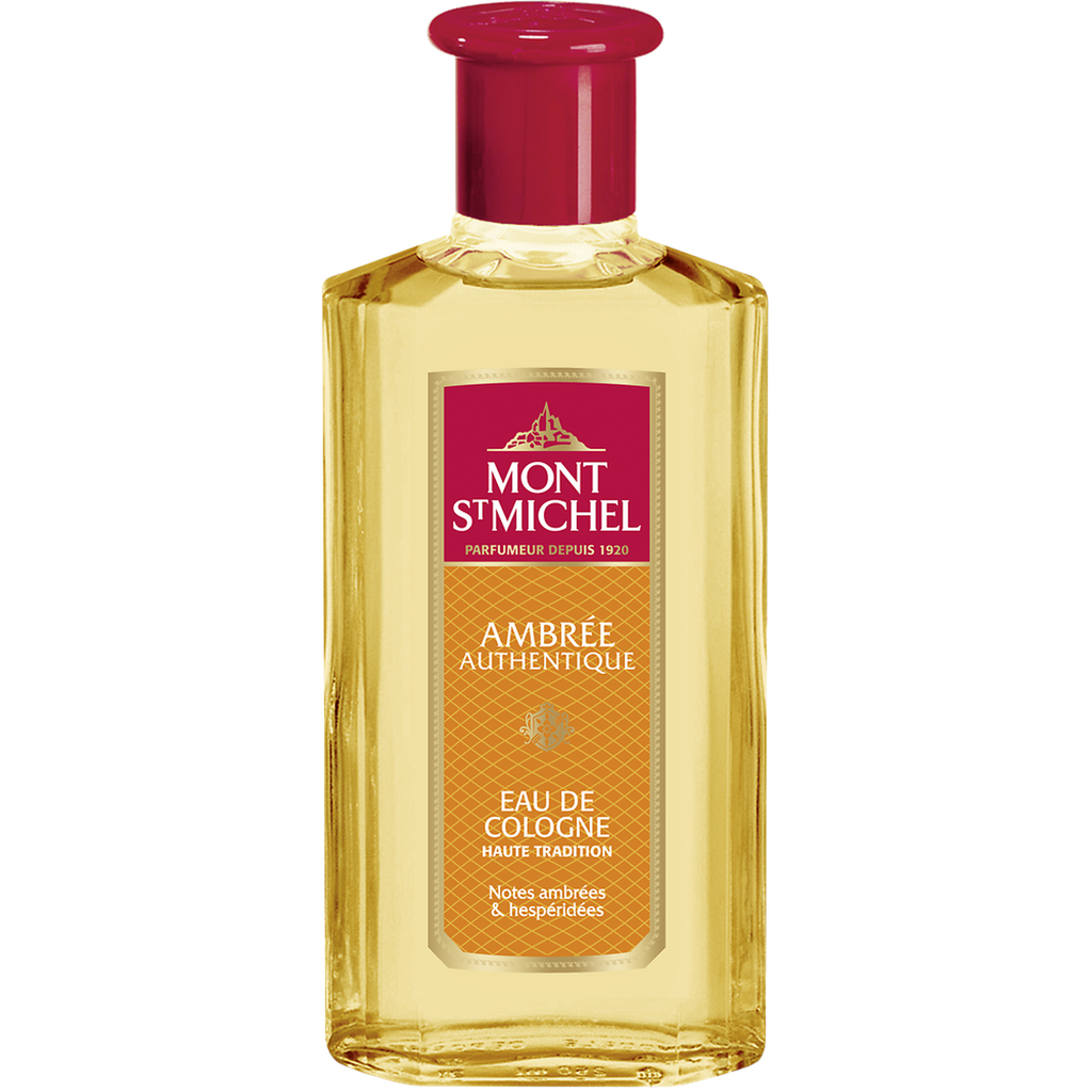 Mont Saint Michel Authentic Amber Eau De Cologne Bottle 250 Ml