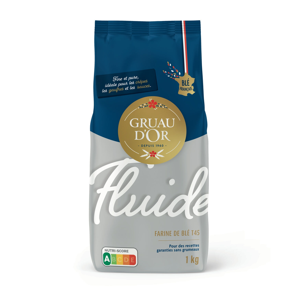 GRUAU D'OR Fluid Wheat Flour T45 1 kg