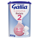 Gallia Calisma Relais 2 Lait 2Ème Âge En Poudre Dès 6 À 12 Mois 830G