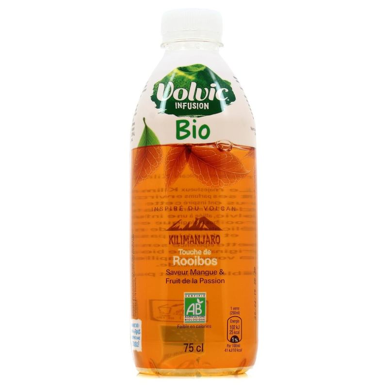 VOLVIC Infusão Bio Água Aromatizada Rooibos Manga E Maracujá 75 cl