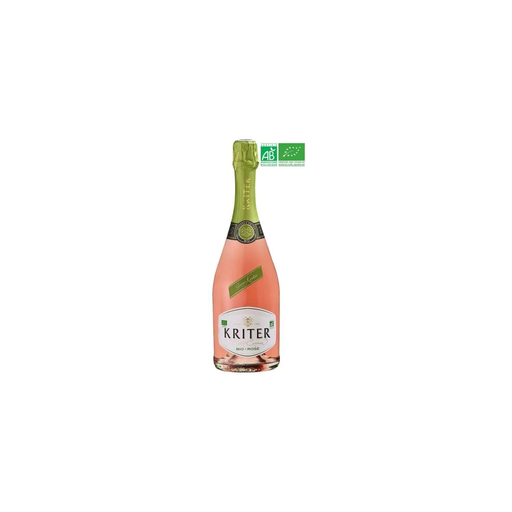[3058080129392] KRITER Vinho Espumante Branco Rosé Bio 75 cl