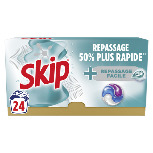 [8720181631504] SKIP Laundry capsules easy ironing 24 washes 24 capsules