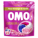 OMO Laundry Capsules Rêve de Fraîcheur White Flowers Cedar Wood 22 capsules