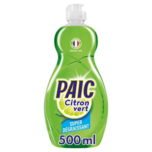 [8718951648845] PAIC Liquide vaisselle Citron Vert Super Dégraissant 500 ml