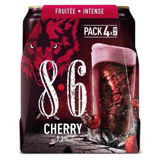 [8714800052573] 8.6 Fruit Beer 4 x 50 cl