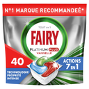 FAIRY Cápsulas Lavavajillas Platinum Plus Todo en 1 40 cápsulas
