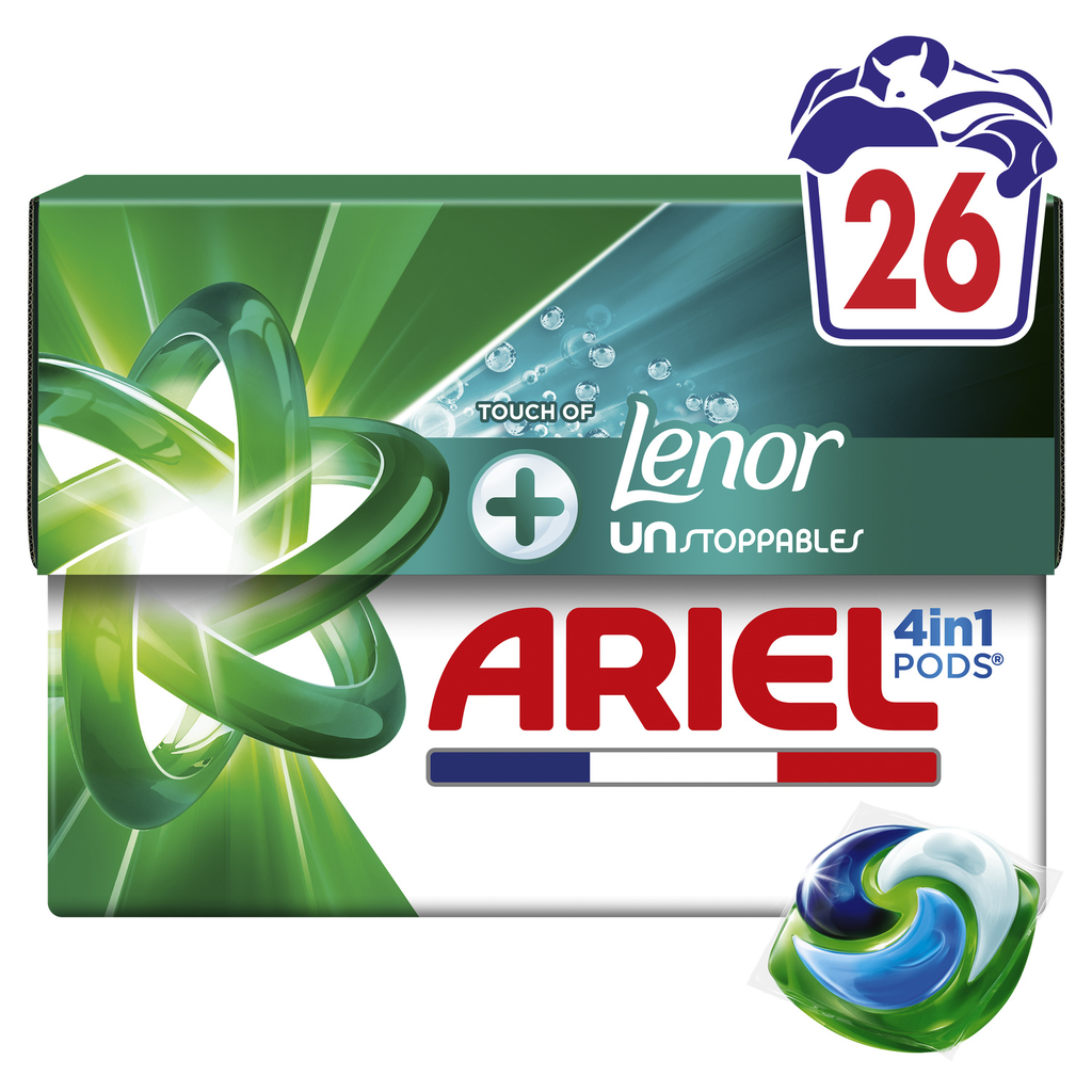 ARIEL Laundry detergent 4in1 Pods Touch Of Lenor 26 capsules