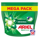 ARIEL 3en1 Pods detergente en cápsulas Original 50