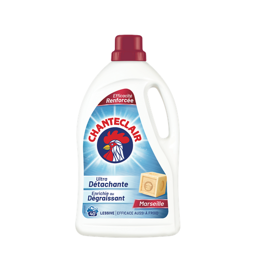 [8015194532413] CHANTECLAIR Detergente líquido Ultra Quitamanchas Jabón de Marsella 1800 ml