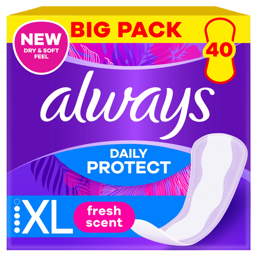 [8006540689011] ALWAYS Protège-slips Extra Long XL Parfum Frais 40 pièces