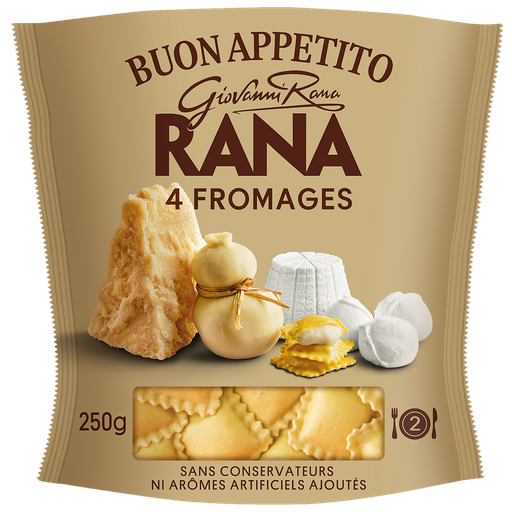 [8001665726597] RANA 4 Cheese Ravioli Fresh Pasta 250 g