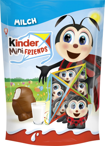 [8000500409572] KINDER Milk chocolate assortment Mini Friends 122 g