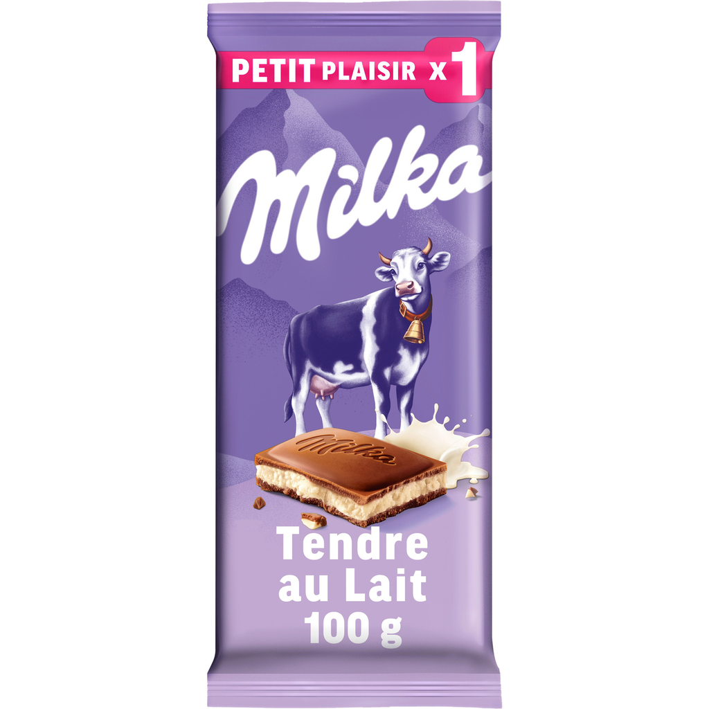 MILKA Tableta de chocolate con leche 100 g