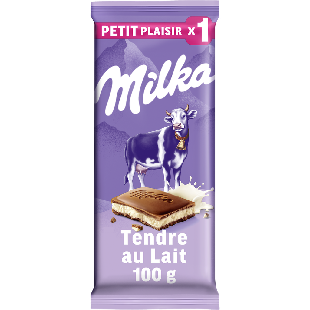 100G Tendre Au Lait Milka