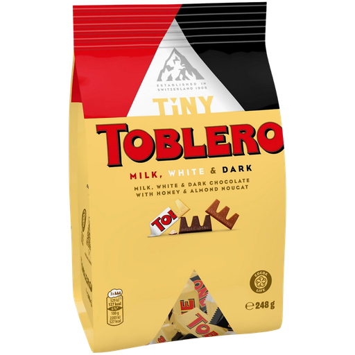 [7622210418821] TOBLERONE Mini Barres de Chocolat Assortiment 3 Saveurs 248 g