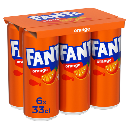 [5449000335920] FANTA Bebida gaseosa sabor naranja 6 x 33 cl