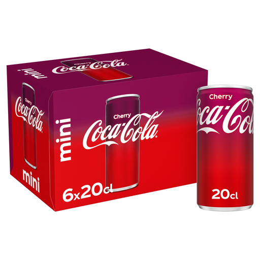 [5449000335739] COCA-COLA Carbonated soft drink with vegetable extracts cherry flavor 6 x 20 cl