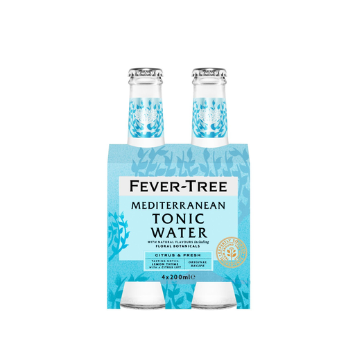 [5060108450515] FEVER TREE Lemon Flavoured Sparkling Water 4 x 20 cl